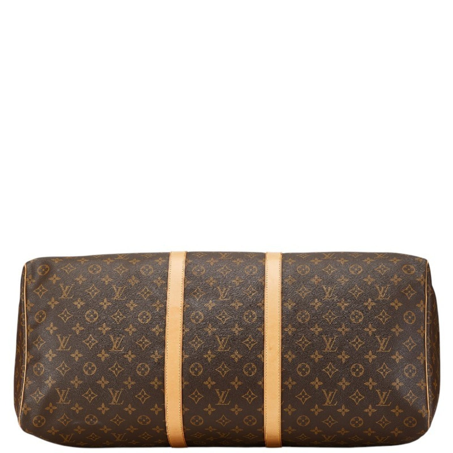 Louis Vuitton Keepall 60, Brown, Canvas, travel
