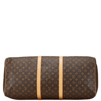 Louis Vuitton Keepall 60, Brown, Canvas, travel