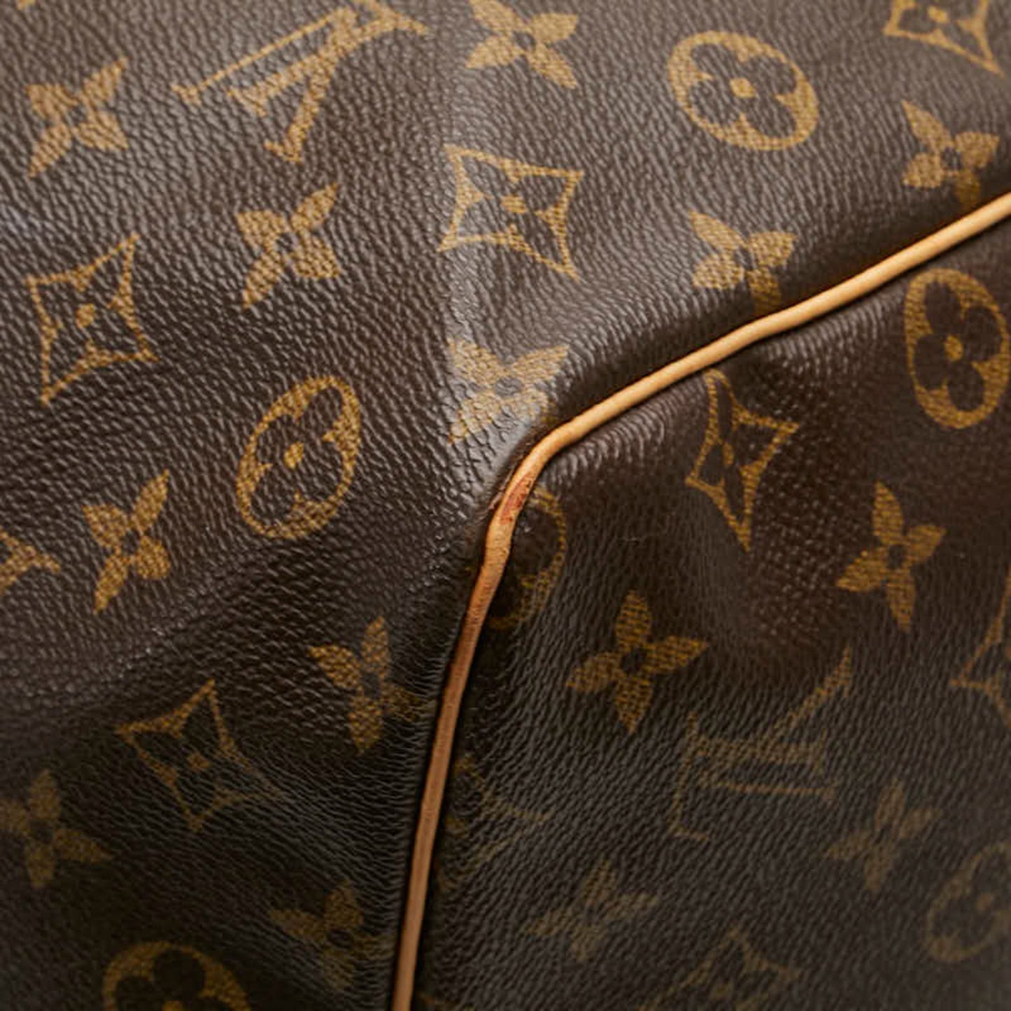 Louis Vuitton Keepall 60, Brown, Canvas, travel