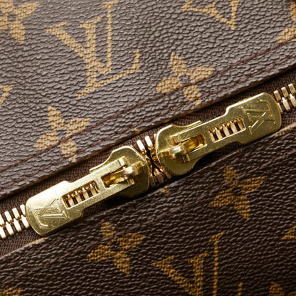 Louis Vuitton Keepall 60, Brown, Canvas, travel