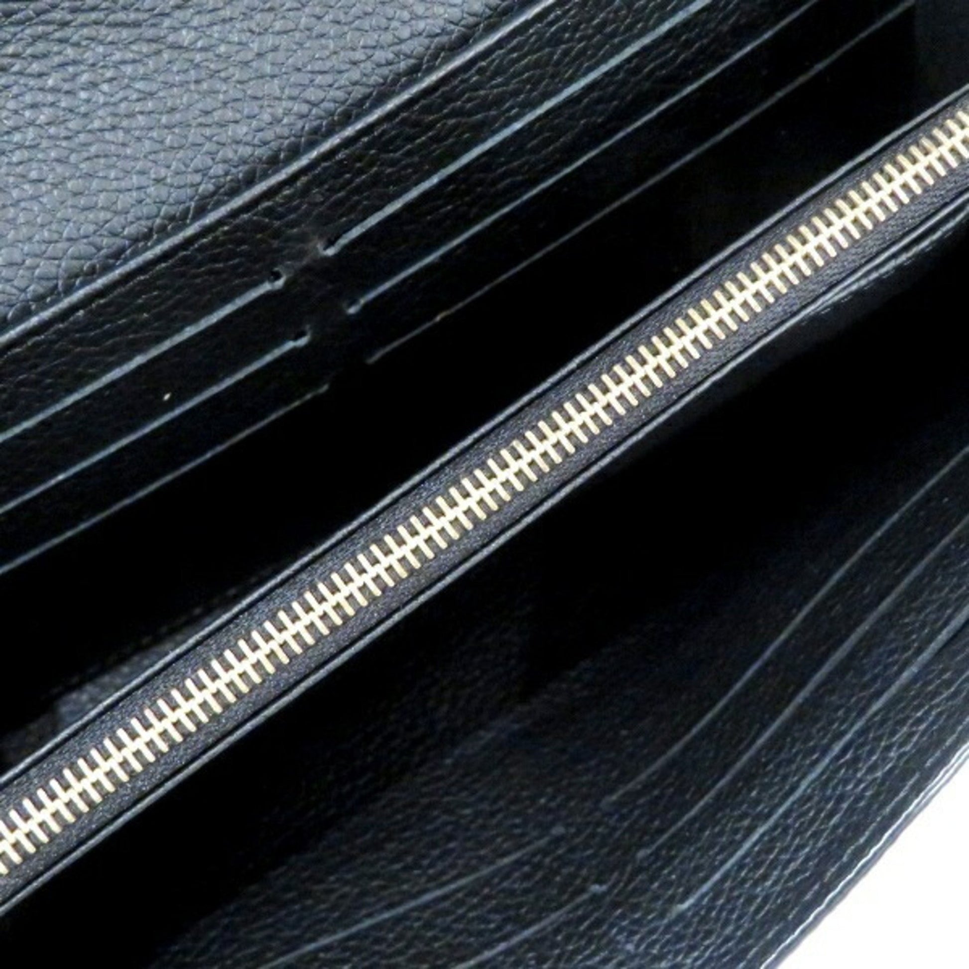 Louis Vuitton Sarah, Black, Leather, wallet