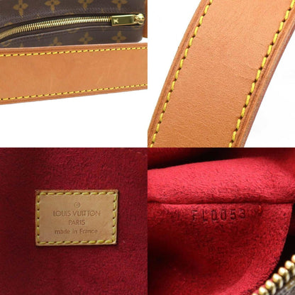 Louis Vuitton Croissant, Brown, Canvas, shoulder