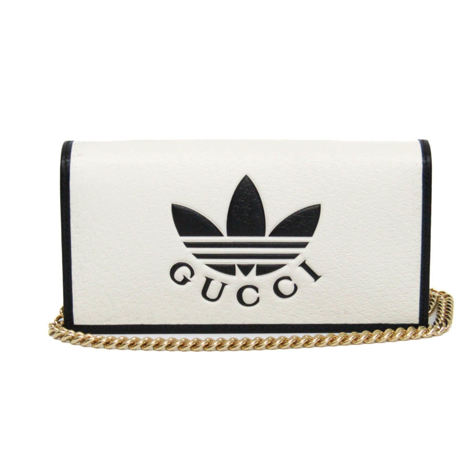 Gucci, White, Leather, wallet
