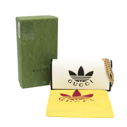 Gucci, White, Leather, wallet