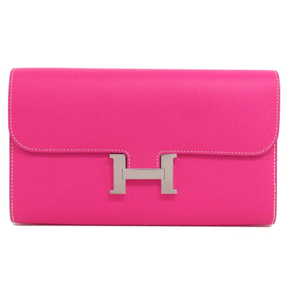 Hermès Constance, Pink, Leather, wallet