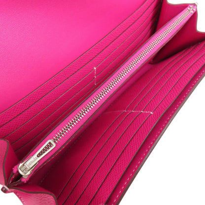 Hermès Constance, Pink, Leather, wallet