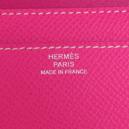 Hermès Constance, Pink, Leather, wallet