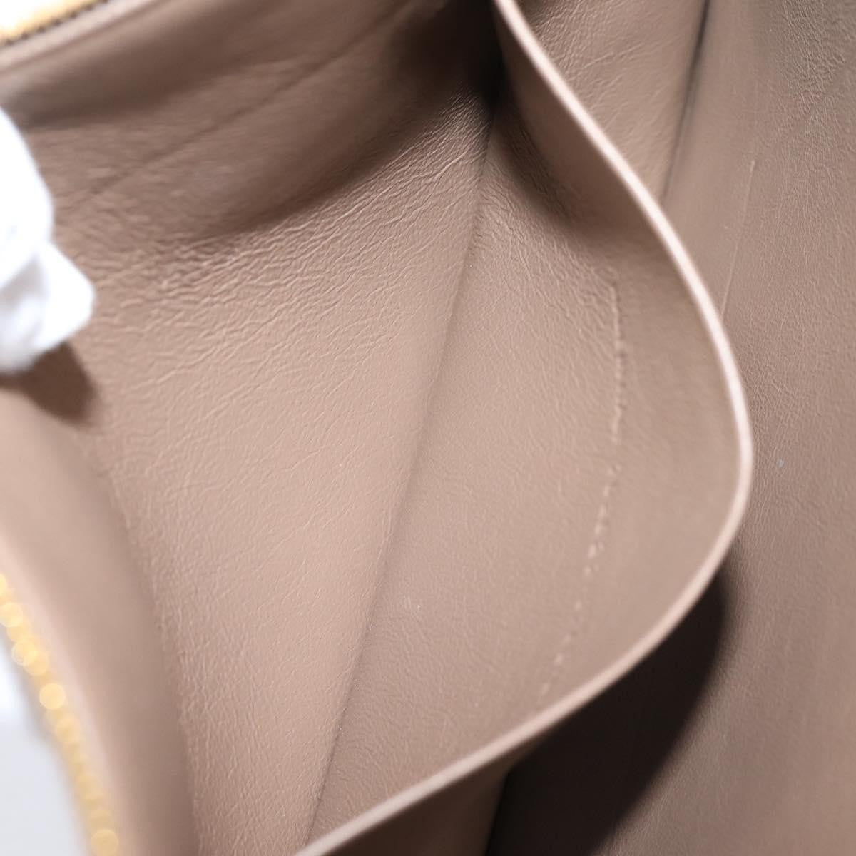 Balenciaga Signature Pouch Monogram PVC Leather, Beige, PVC, Clutch