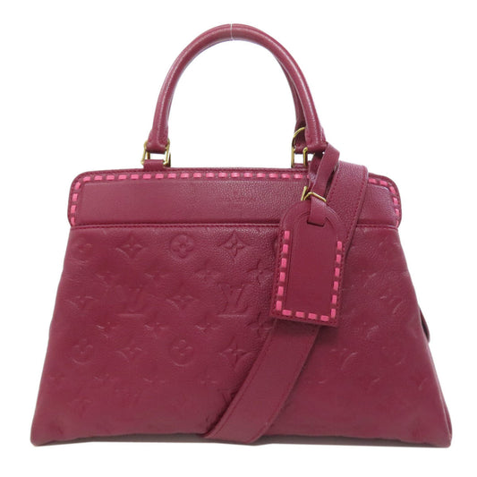 Louis Vuitton Vosges, Burgundy, Leather, tote