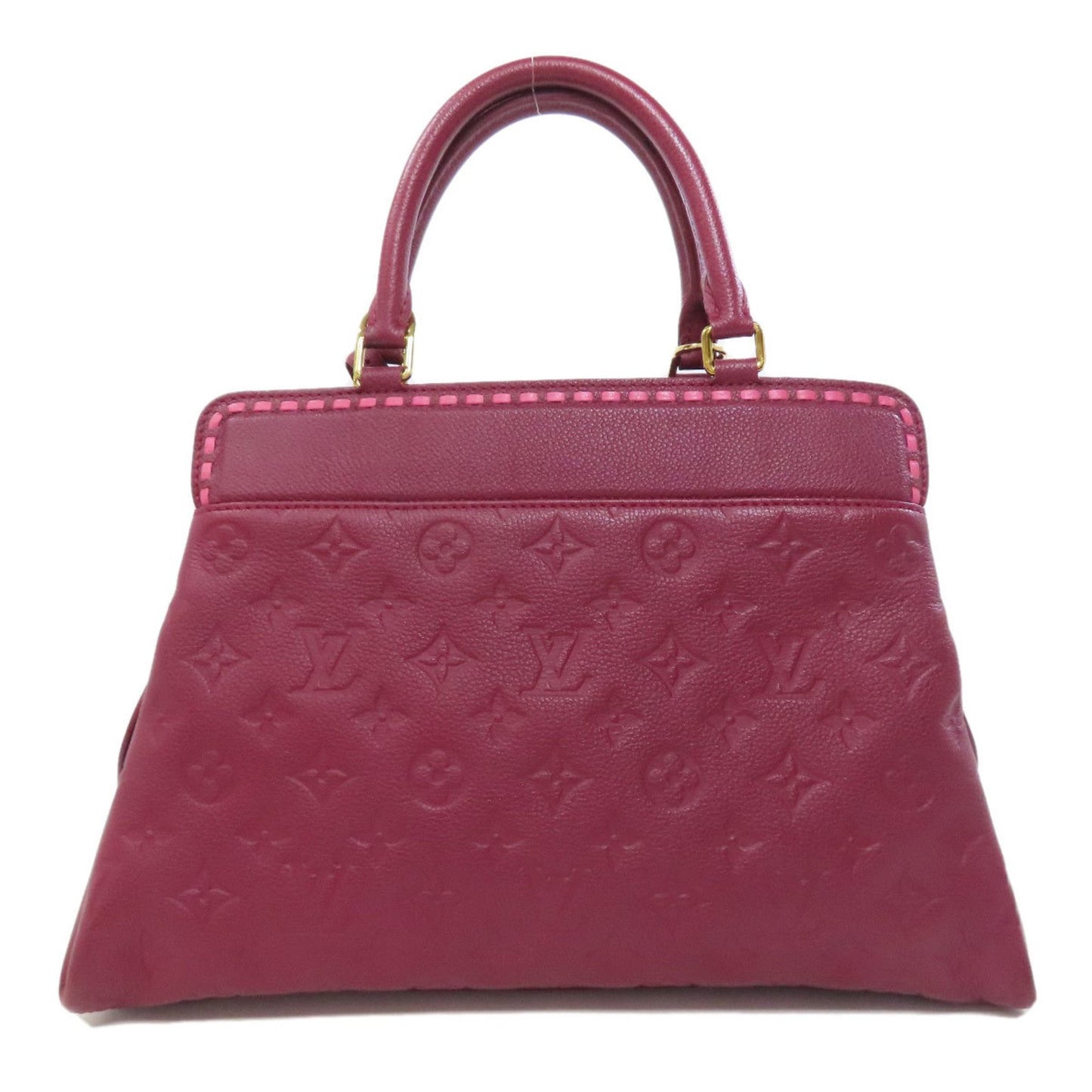 Louis Vuitton Vosges, Burgundy, Leather, tote