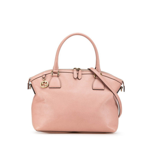 Gucci Interlocking G, Pink, Leather, handbag