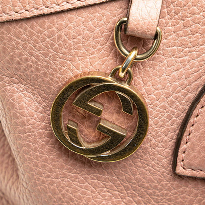 Gucci Interlocking G, Pink, Leather, handbag