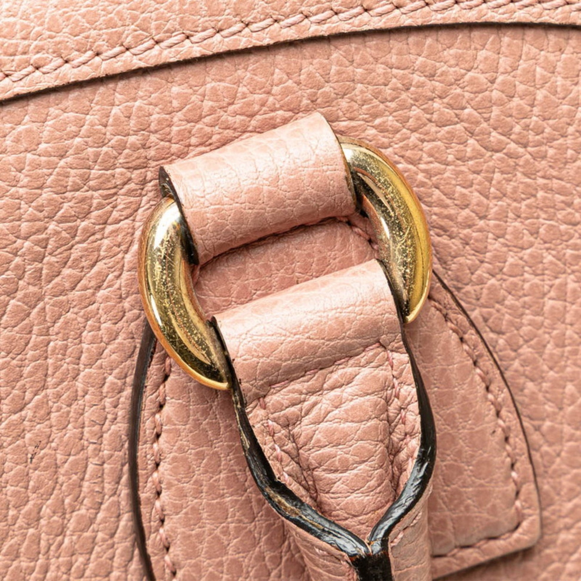 Gucci Interlocking G, Pink, Leather, handbag