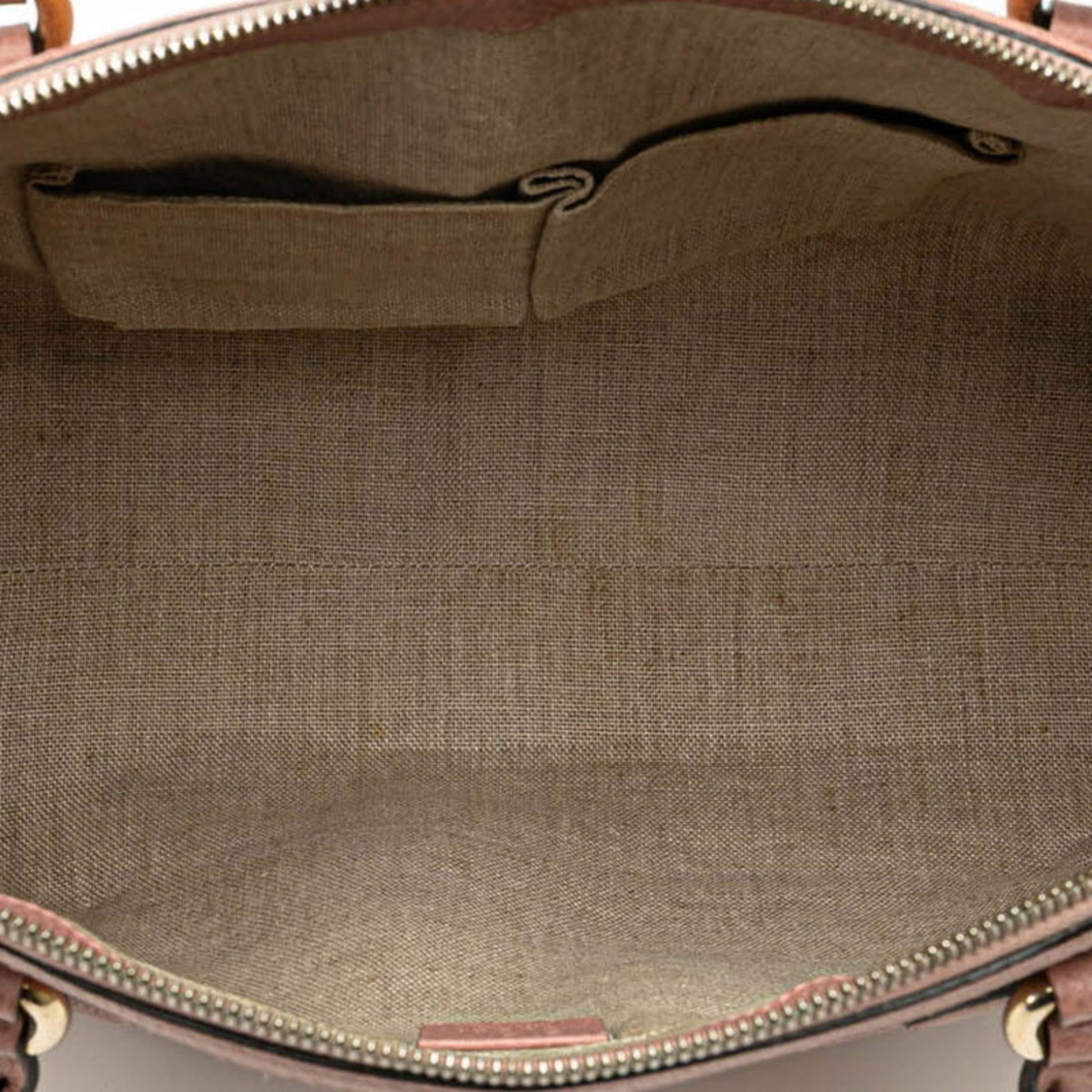 Gucci Interlocking G, Pink, Leather, handbag