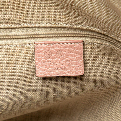 Gucci Interlocking G, Pink, Leather, handbag