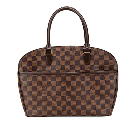 Louis Vuitton Sarria, Brown, Canvas, handbag