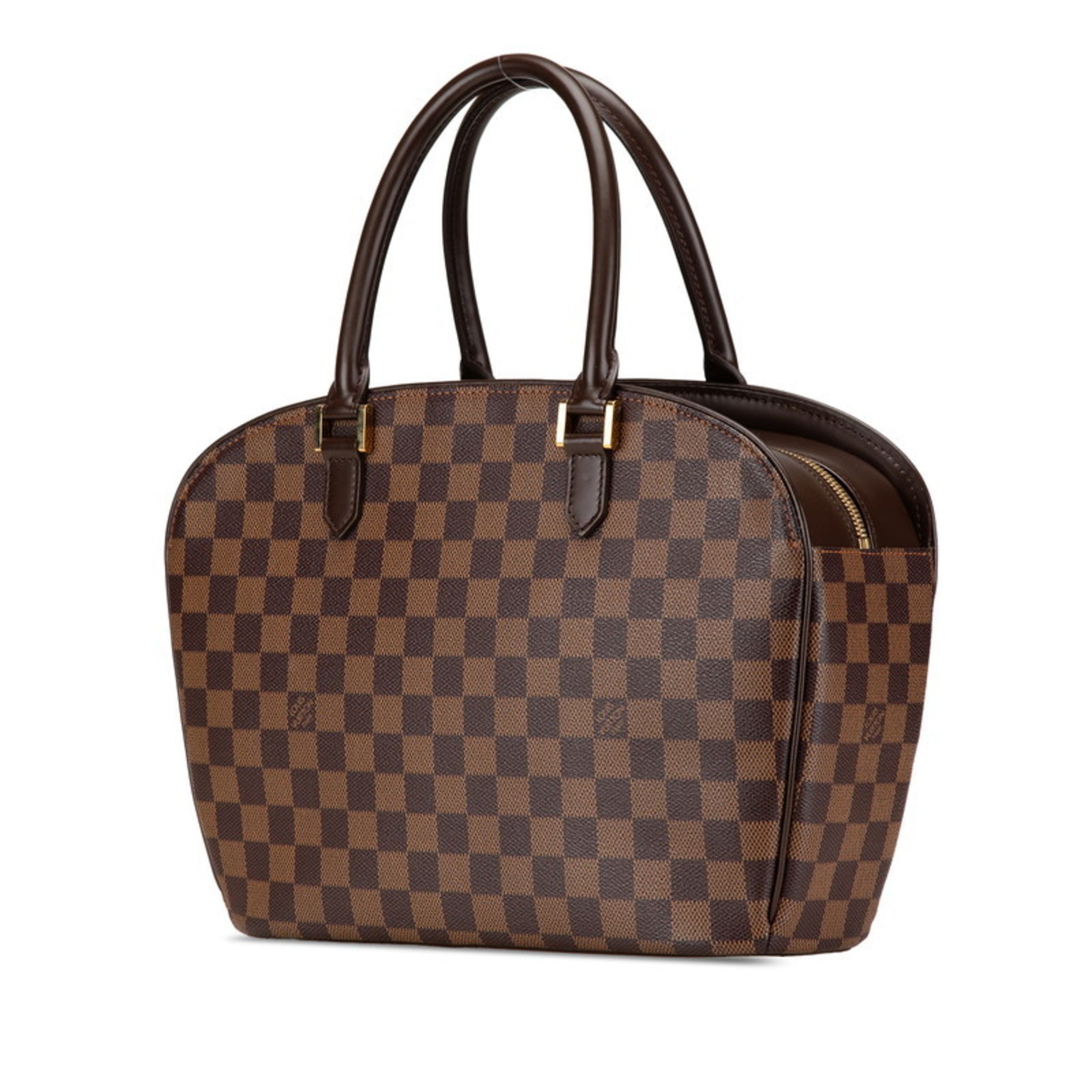 Louis Vuitton Sarria, Brown, Canvas, handbag