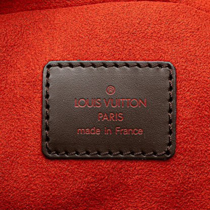 Louis Vuitton Sarria, Brown, Canvas, handbag