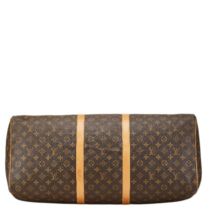 Louis Vuitton Keepall 60, Brown, Canvas, travel