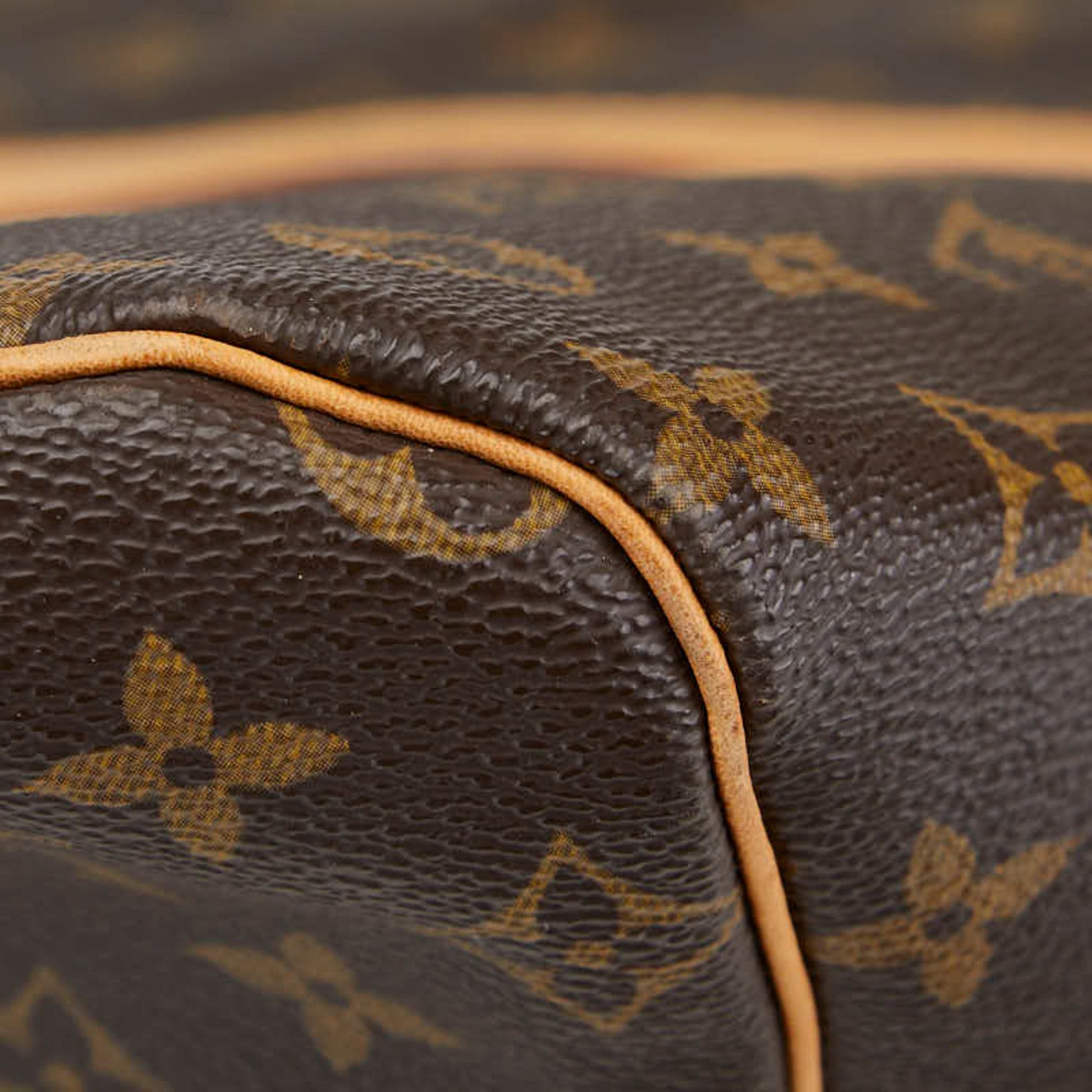 Louis Vuitton Keepall 60, Brown, Canvas, travel