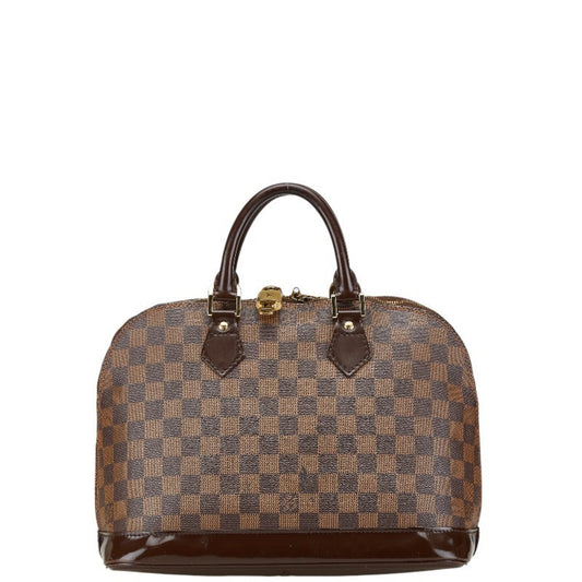 Louis Vuitton Alma, Brown, Canvas, handbag