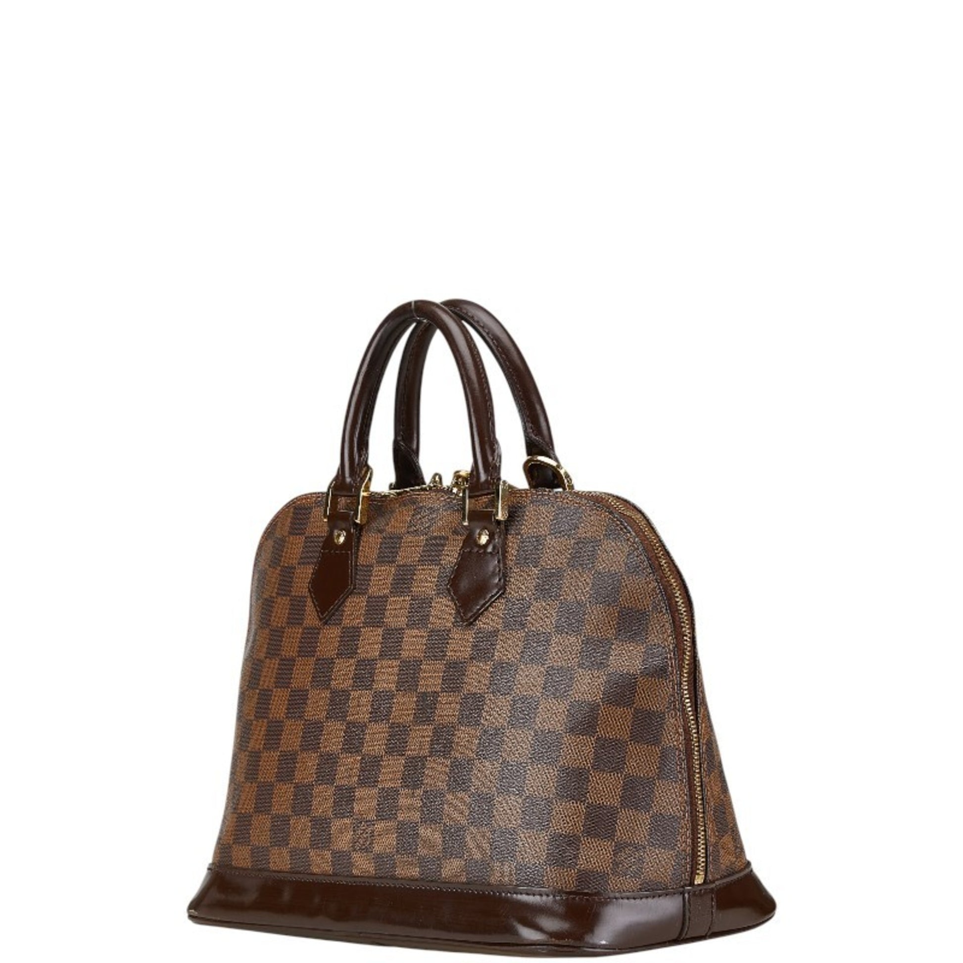 Louis Vuitton Alma, Brown, Canvas, handbag