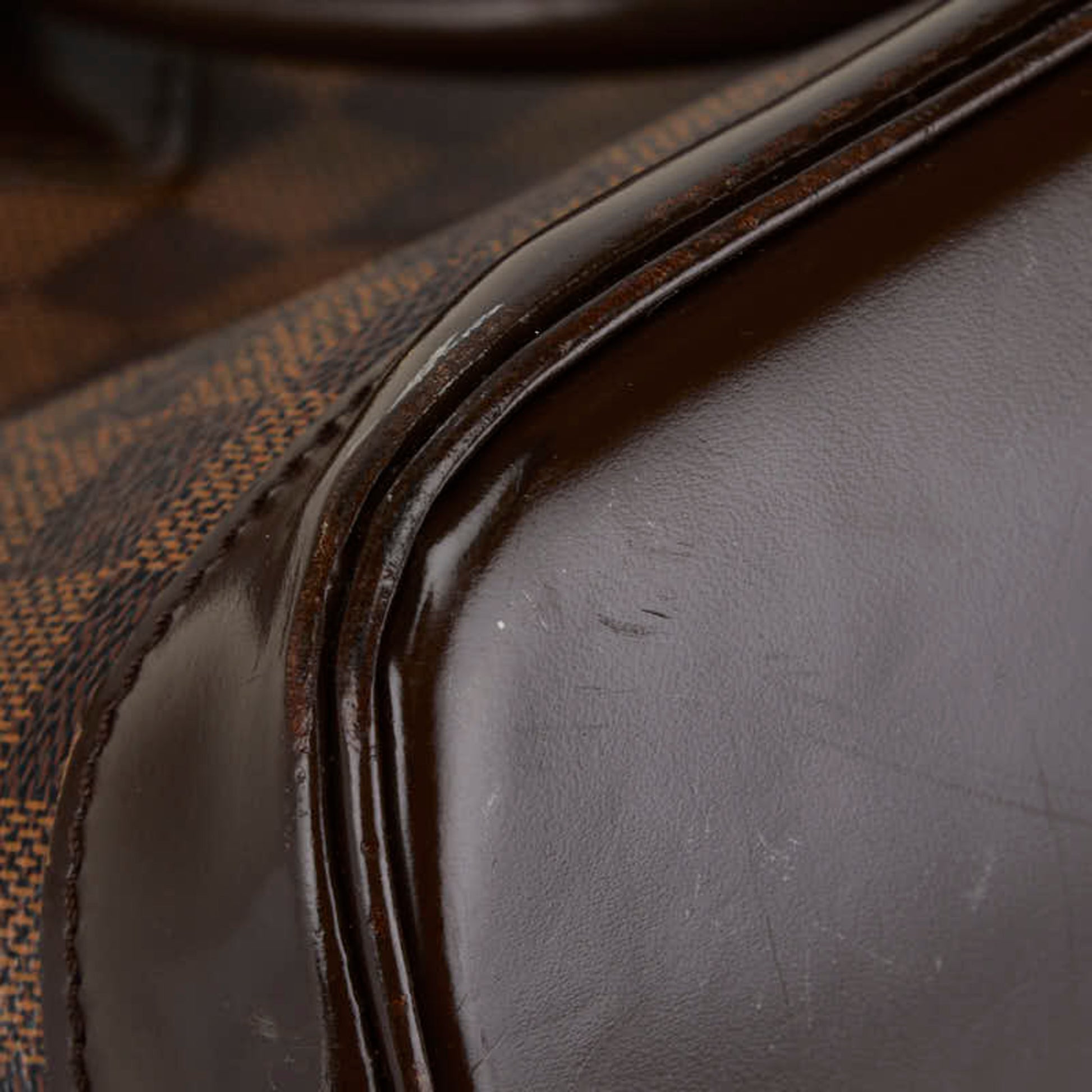 Louis Vuitton Alma, Brown, Canvas, handbag