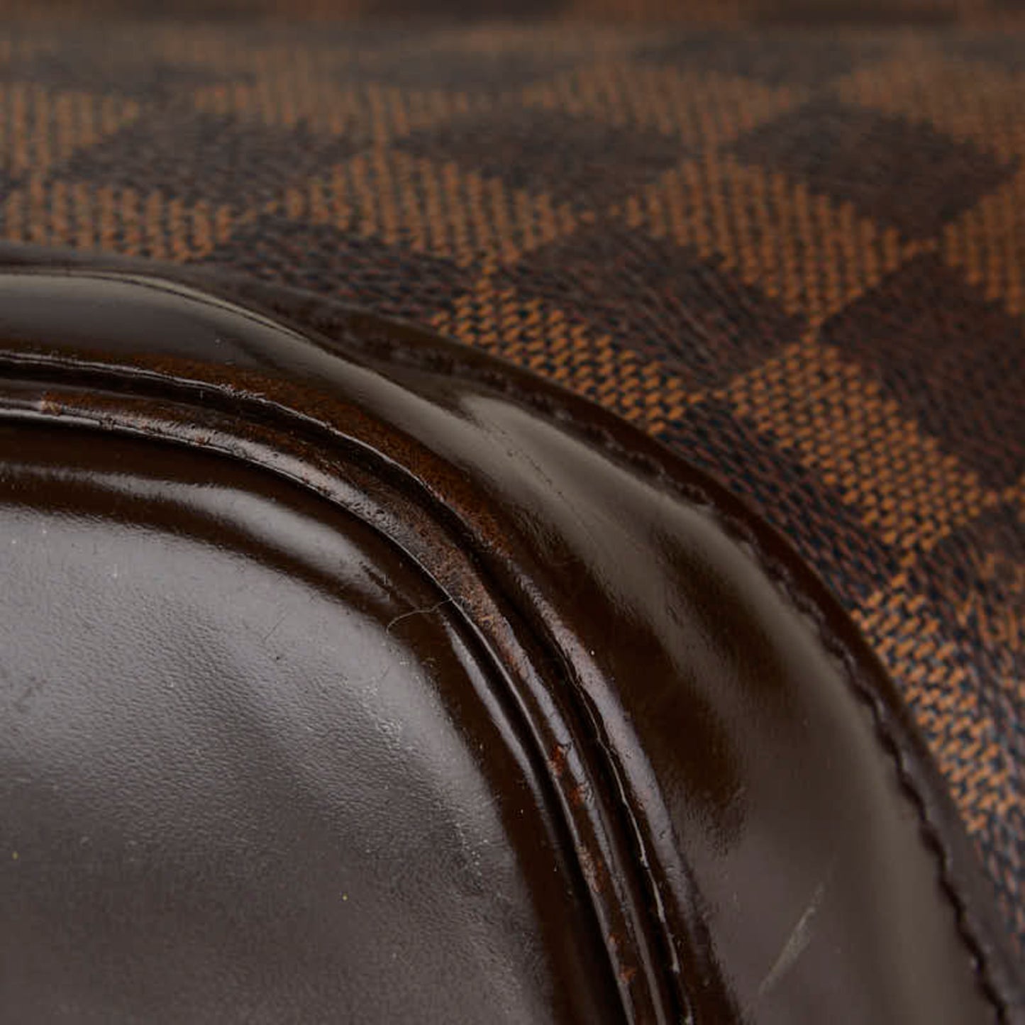 Louis Vuitton Alma, Brown, Canvas, handbag