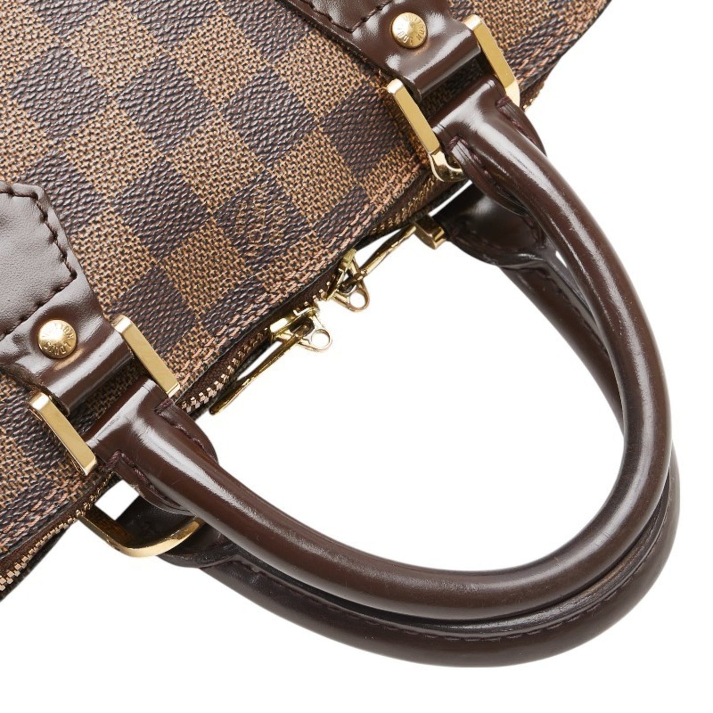Louis Vuitton Alma, Brown, Canvas, handbag