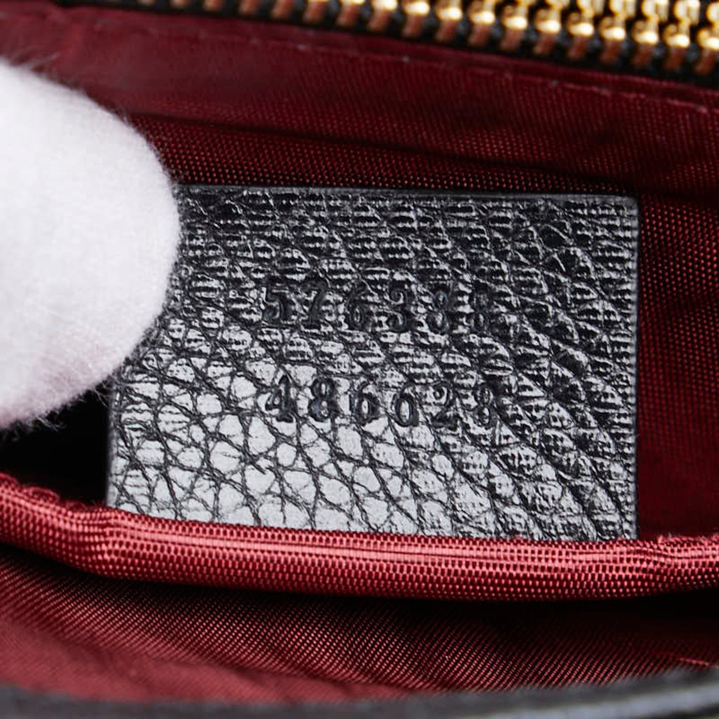 Gucci Horsebit, Black, Leather, shoulder