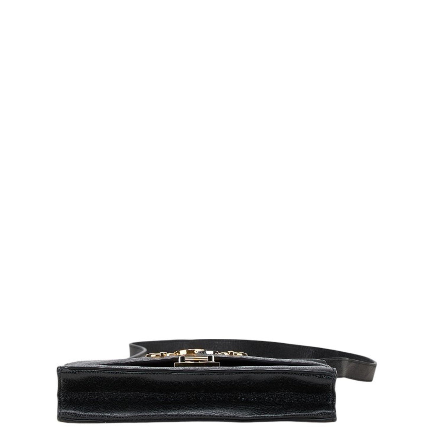 Gucci Horsebit, Black, Leather, shoulder