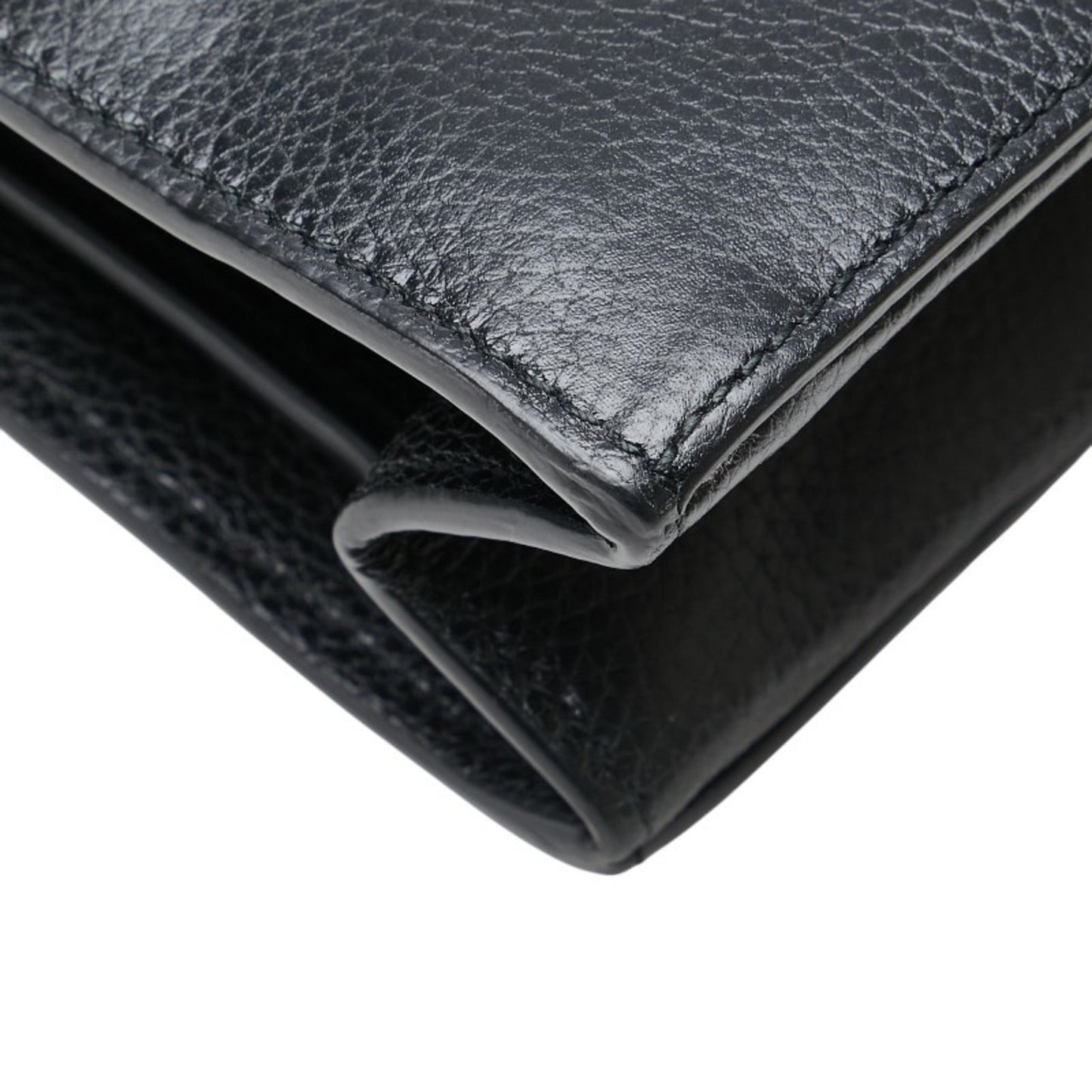 Gucci Horsebit, Black, Leather, shoulder