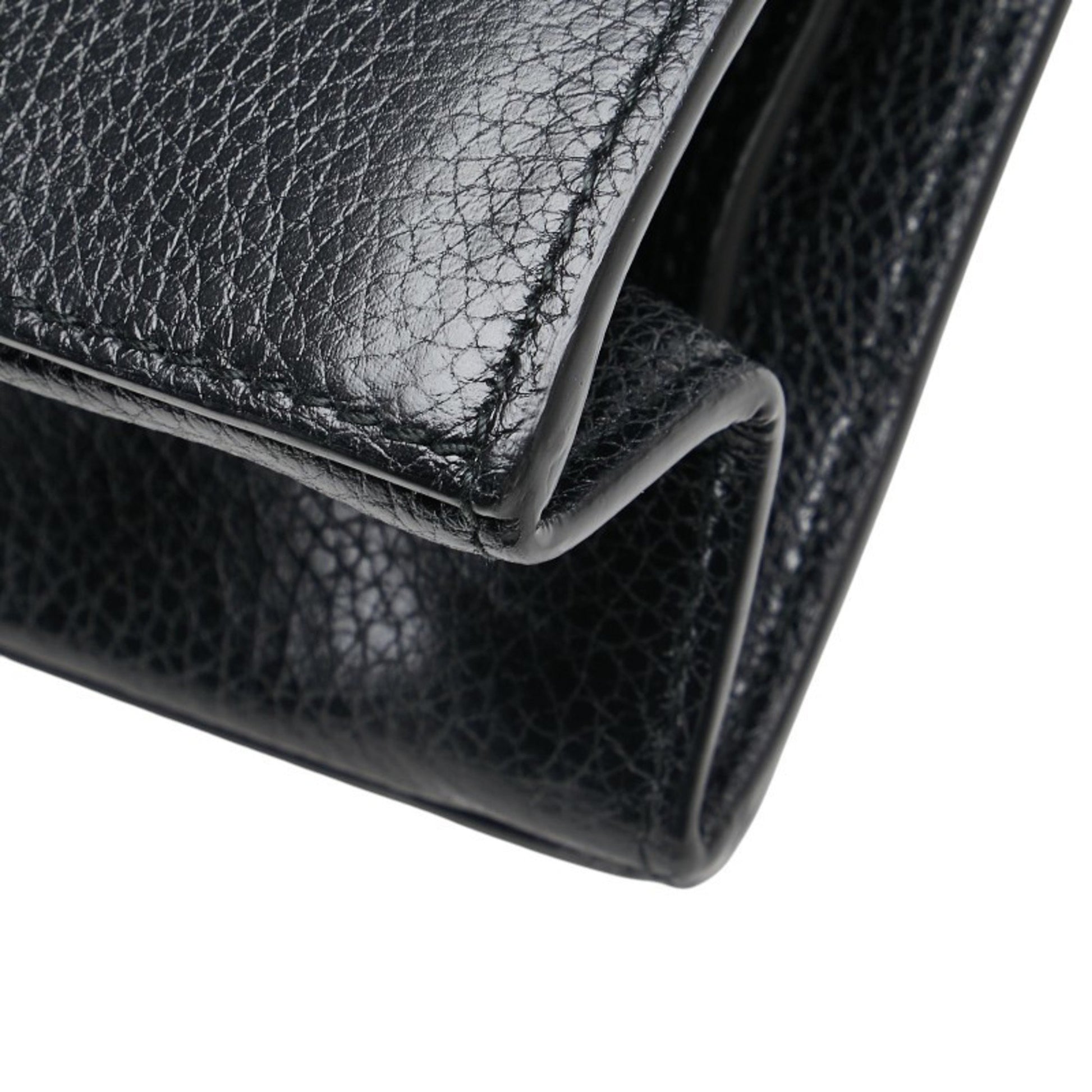 Gucci Horsebit, Black, Leather, shoulder