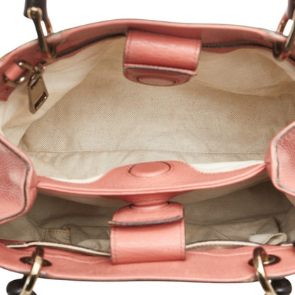 Gucci Bamboo, Pink, Leather, handbag