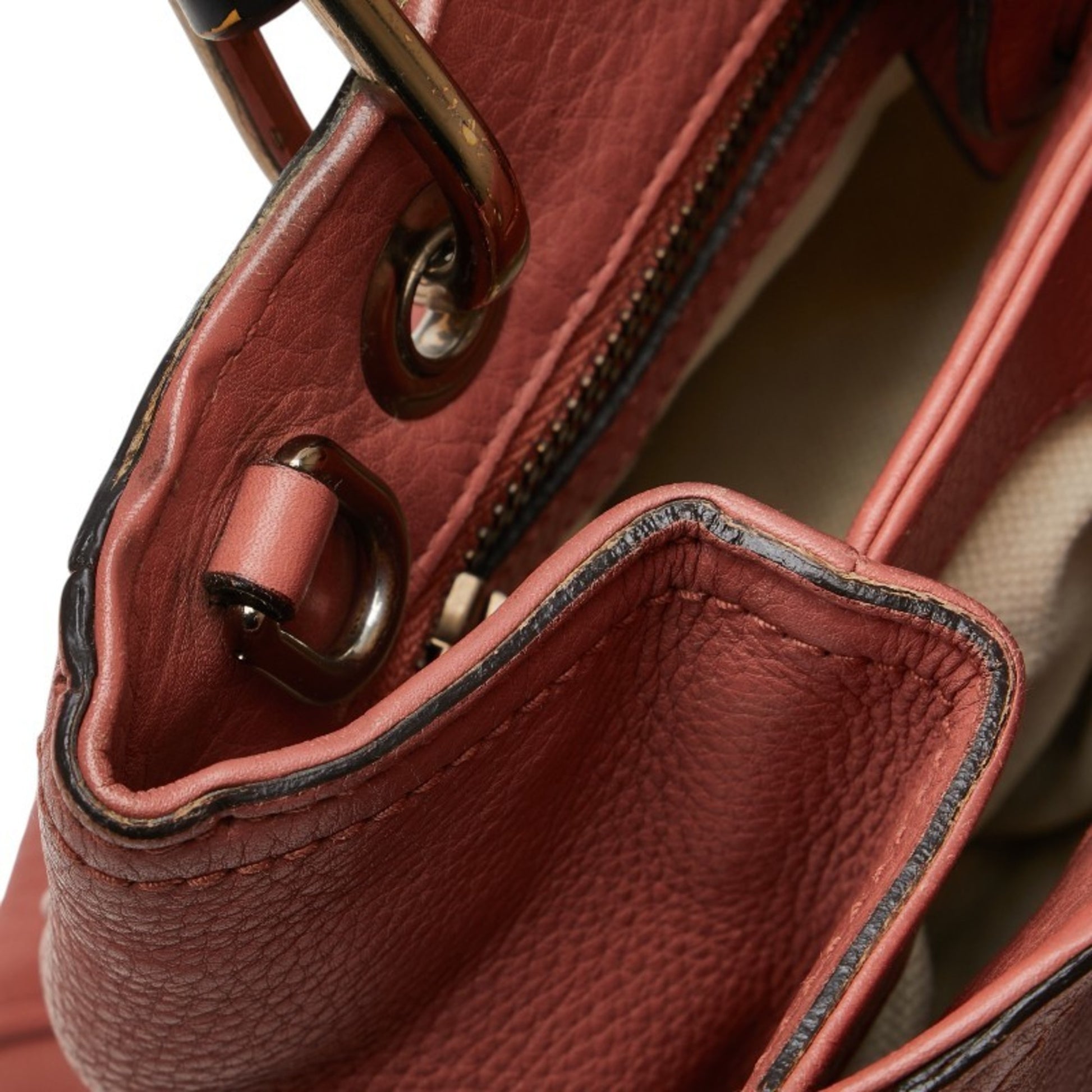 Gucci Bamboo, Pink, Leather, handbag