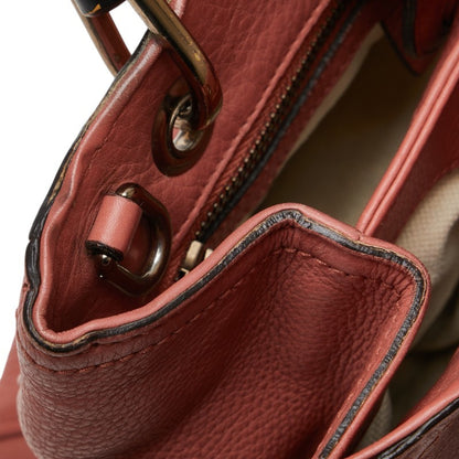 Gucci Bamboo, Pink, Leather, handbag