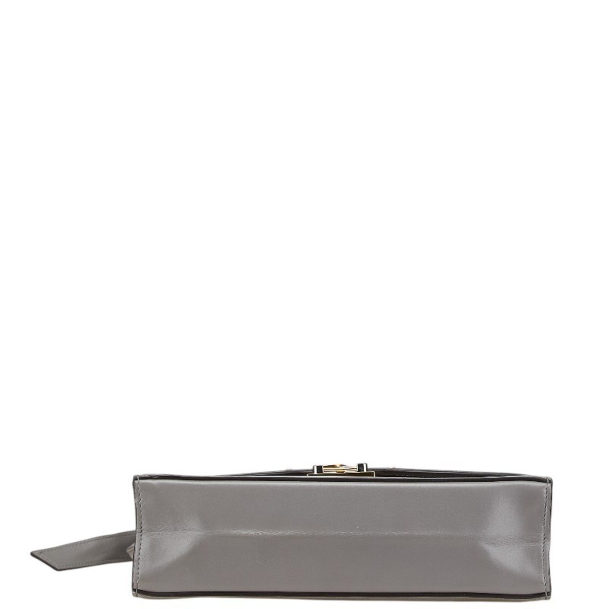 Gucci Zumi, Grey, Leather, shoulder