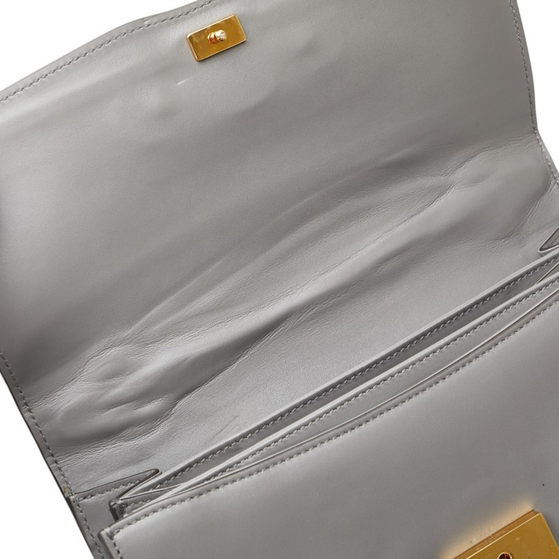 Gucci Zumi, Grey, Leather, shoulder