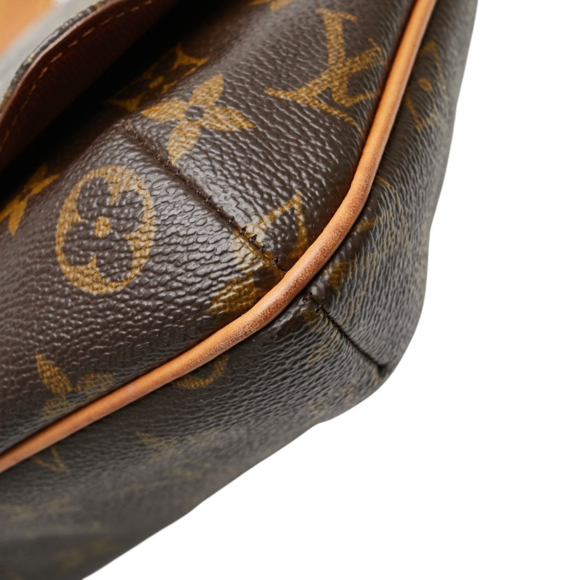 Louis Vuitton Musette Salsa, Brown, Canvas, shoulder