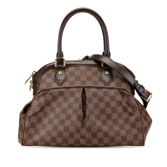 Louis Vuitton Trevi, Brown, Canvas, handbag