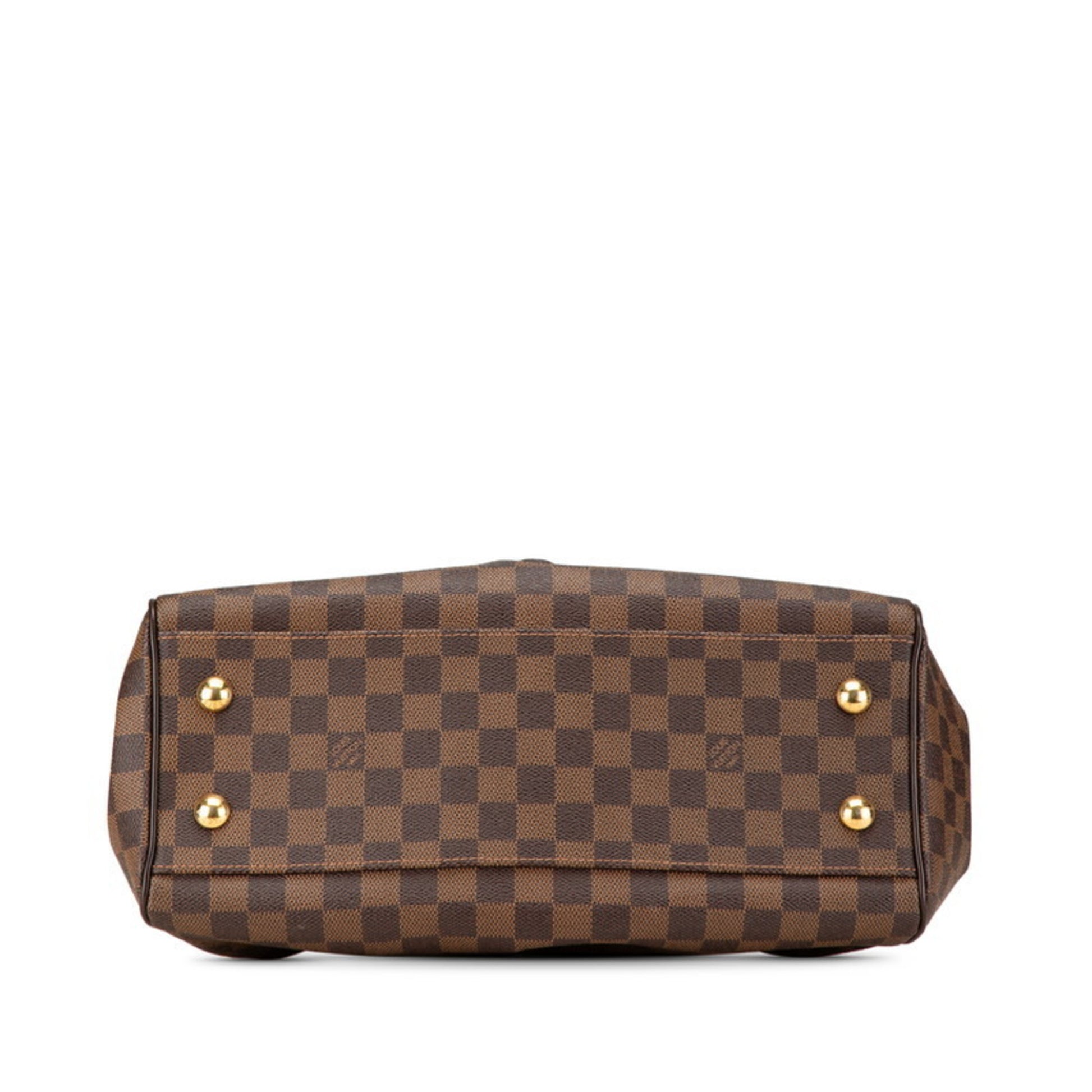 Louis Vuitton Trevi, Brown, Canvas, handbag