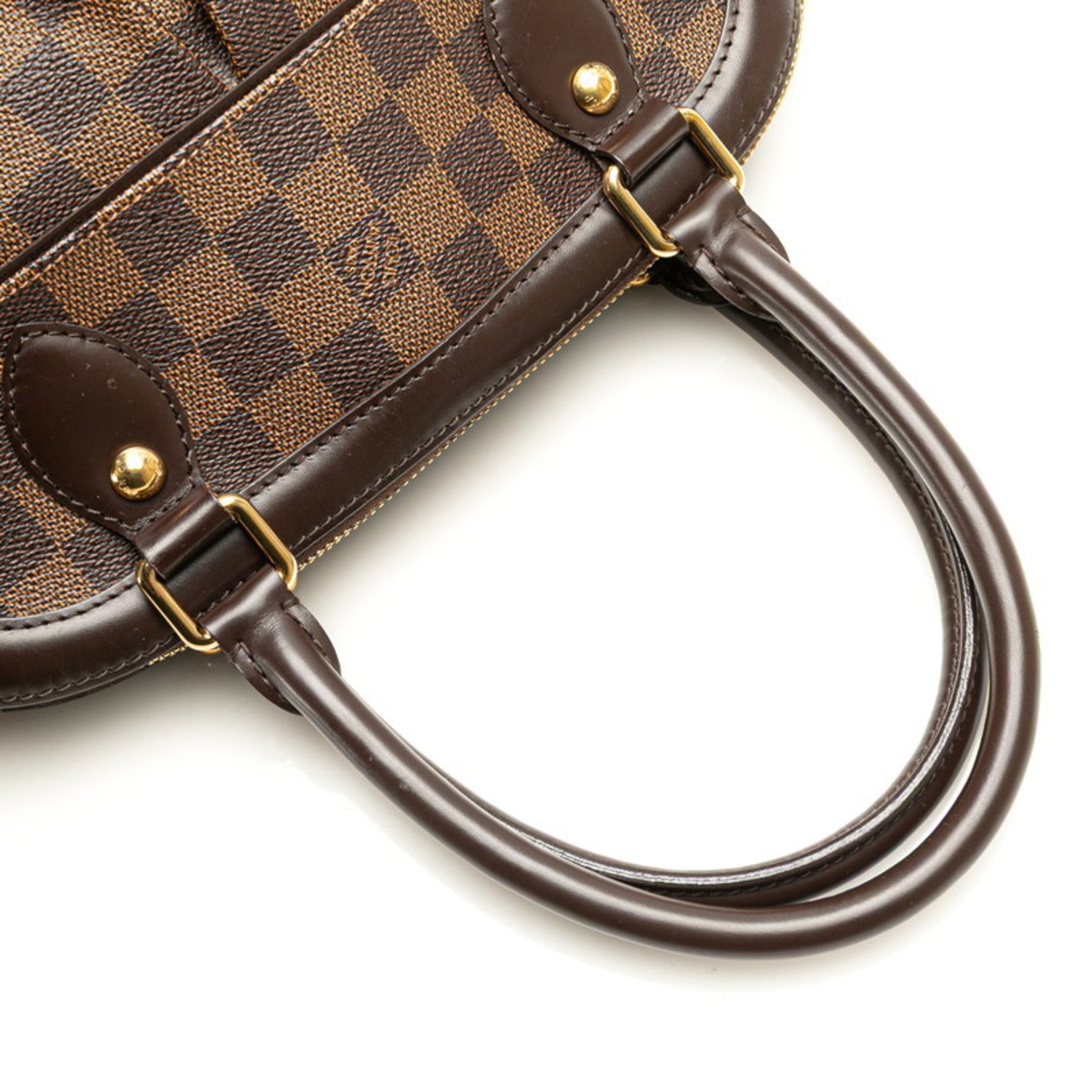 Louis Vuitton Trevi, Brown, Canvas, handbag