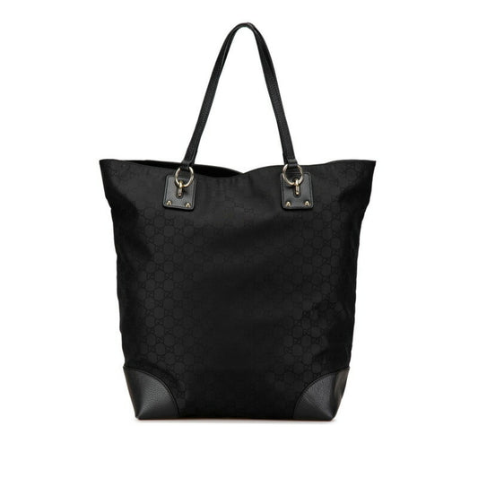 Gucci GG nylon, Black, NYLON, tote
