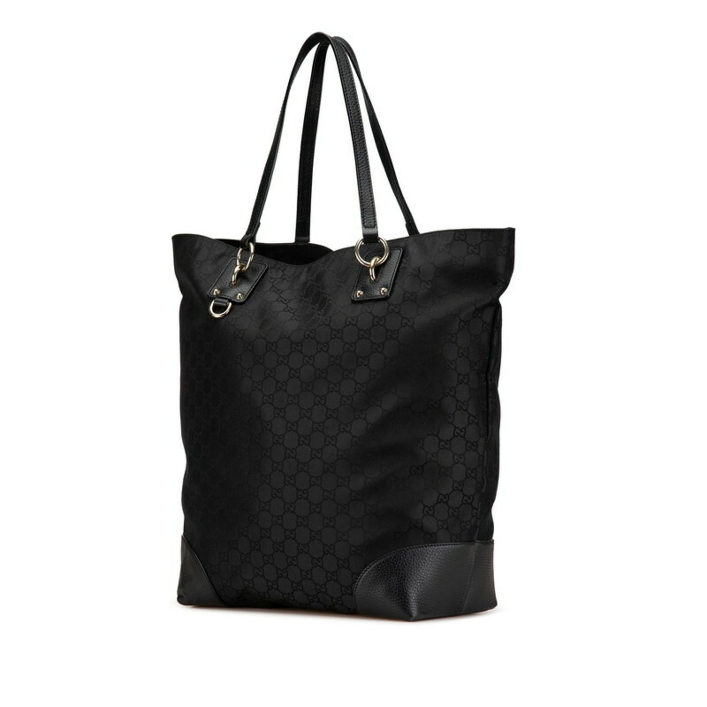 Gucci GG nylon, Black, NYLON, tote