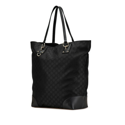 Gucci GG nylon, Black, NYLON, tote