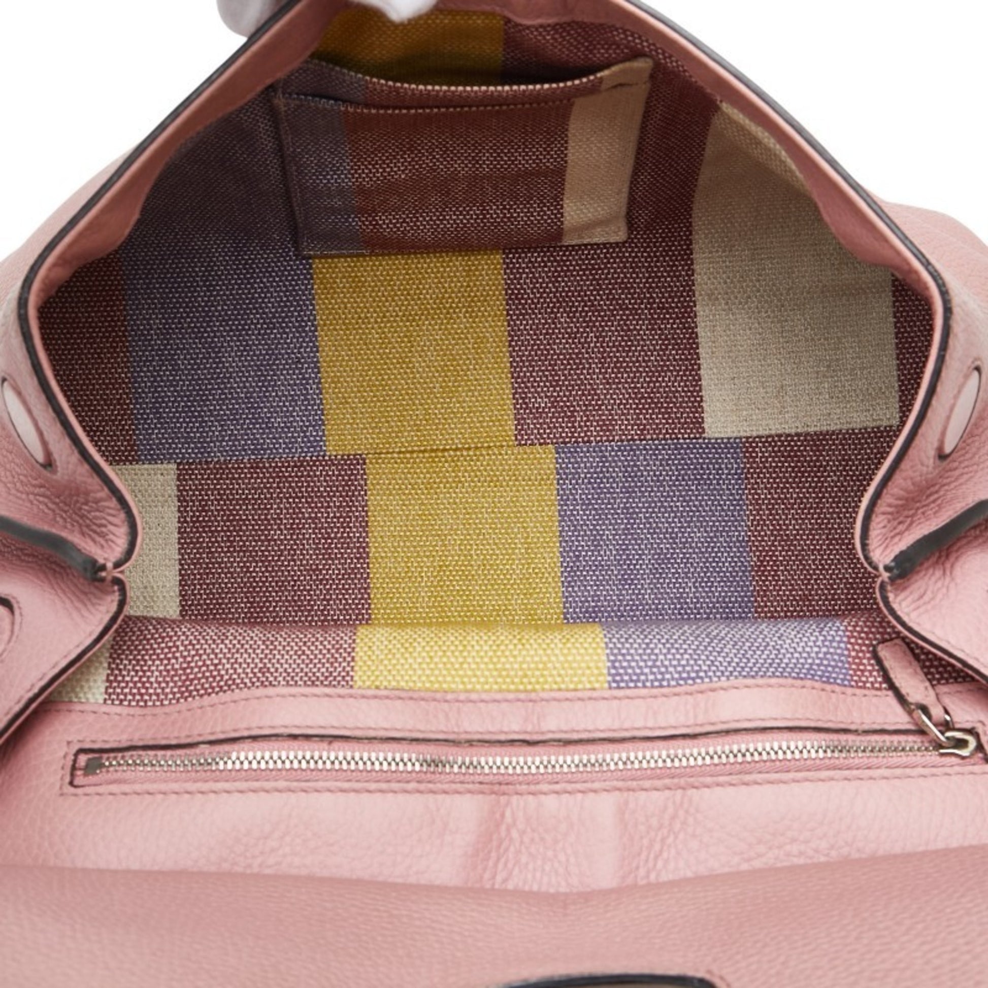 Gucci Bamboo daily, Pink, Leather, handbag