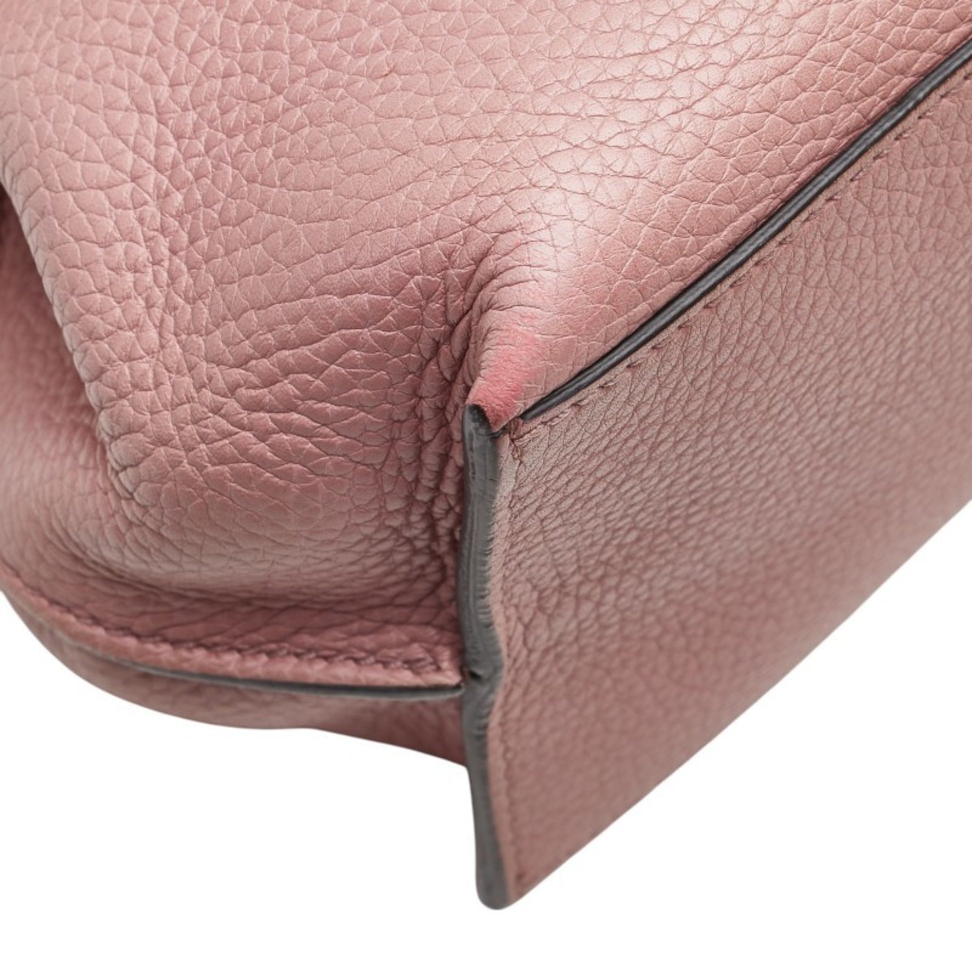 Gucci Bamboo daily, Pink, Leather, handbag