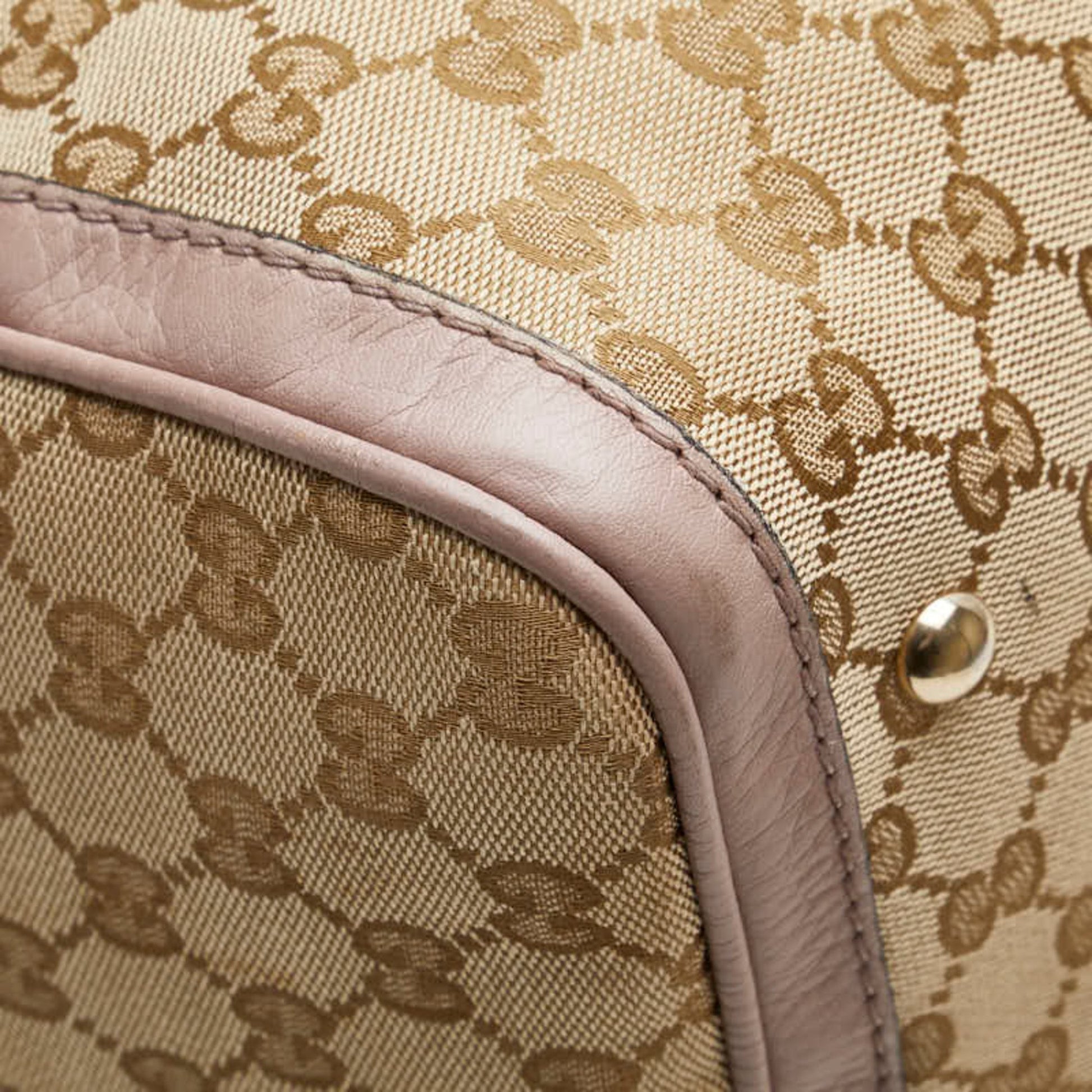 Gucci Sherry, Beige, Canvas, handbag