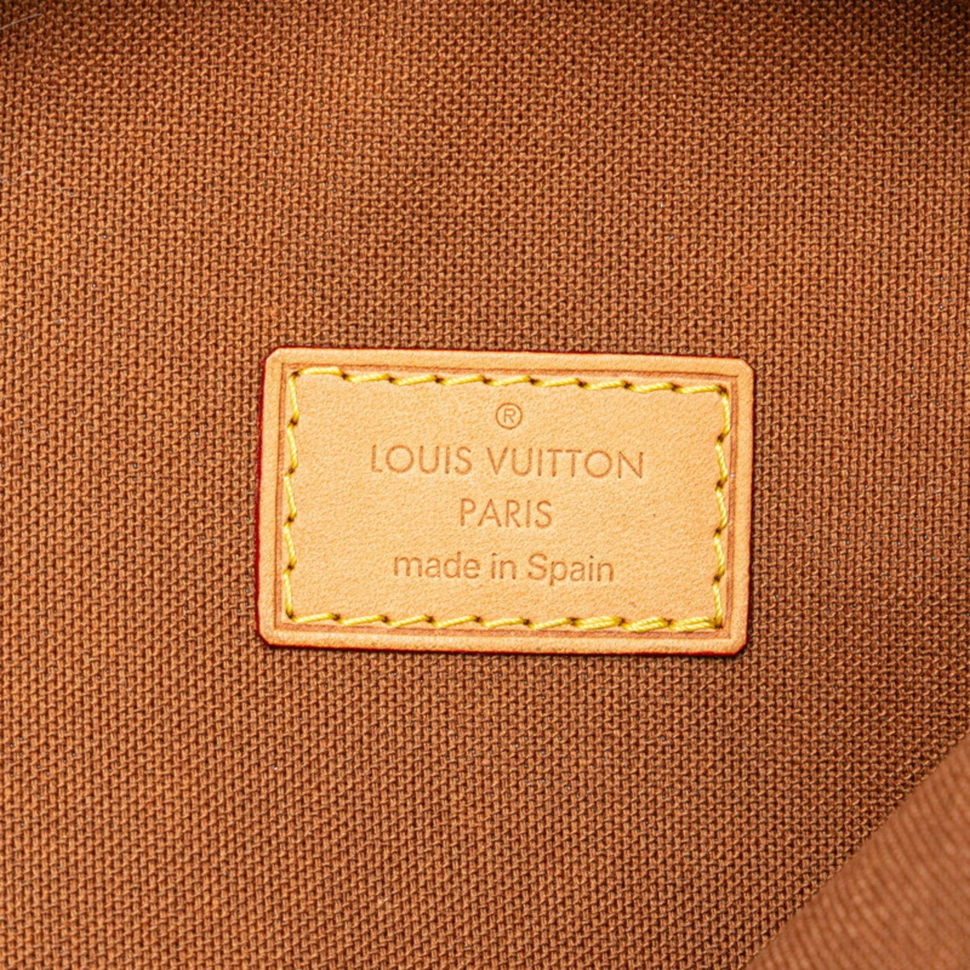 Louis Vuitton Pochette gange, Brown, Canvas, shoulder