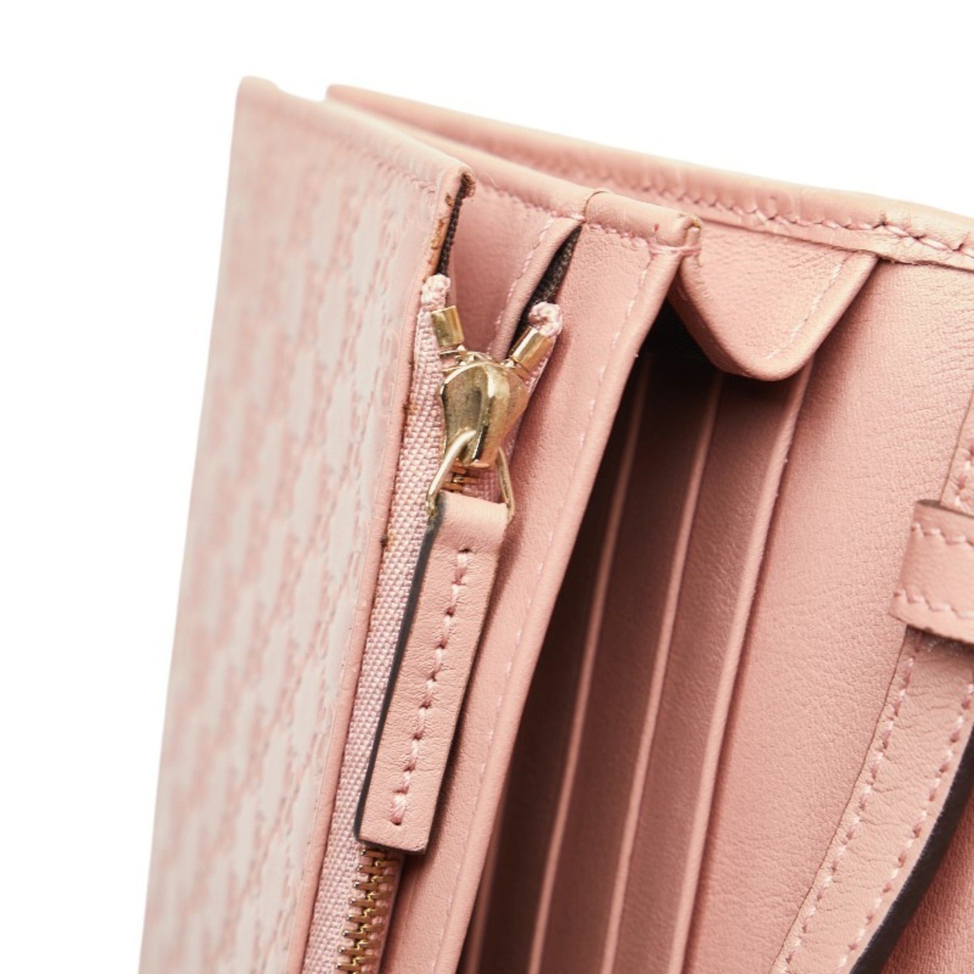 Gucci Guccissima, Pink, Leather, wallet